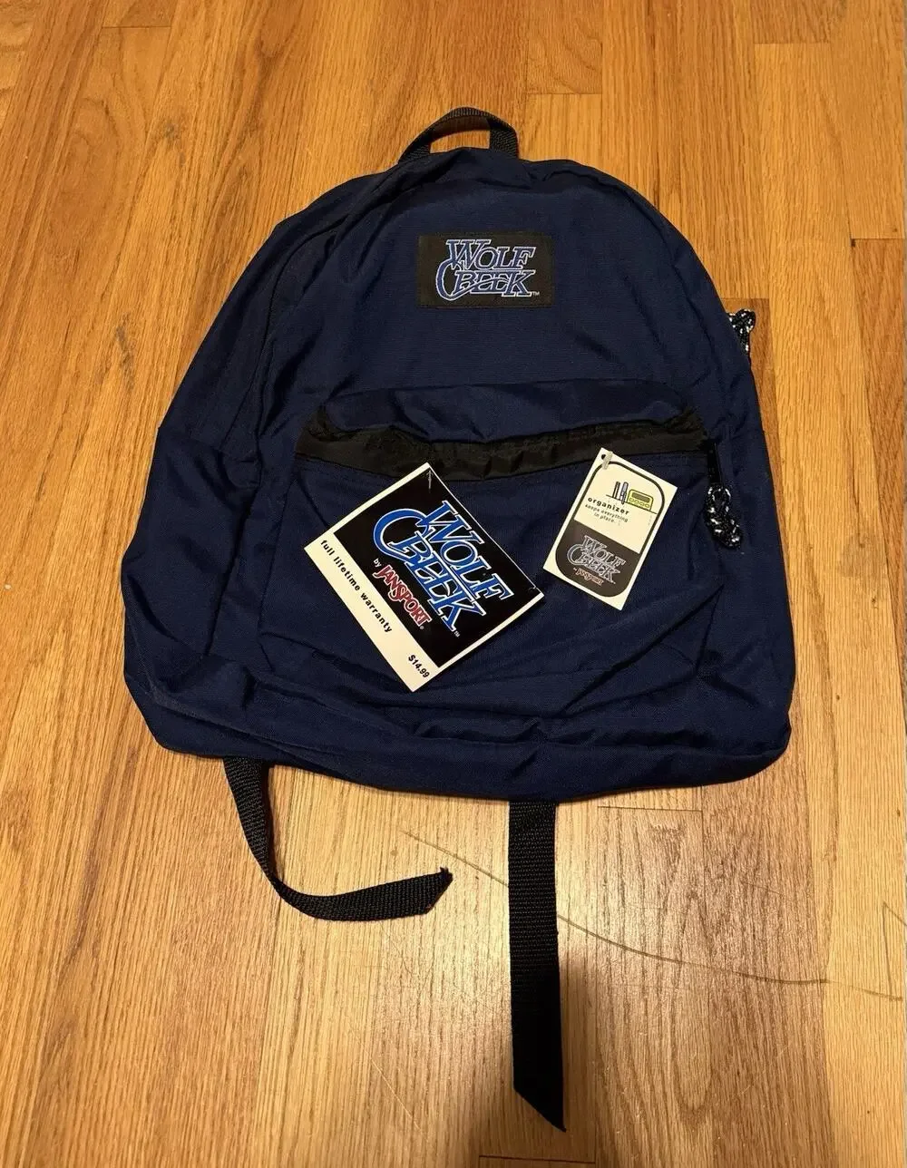 NEW Vintage Wolf Creek by Jansport Backpack 23581 Navy Lakewood VINTAGE NWT RARE